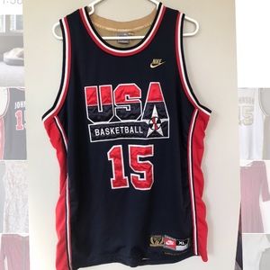 Men’s Vintage Magic Johnson Olympic Jersey